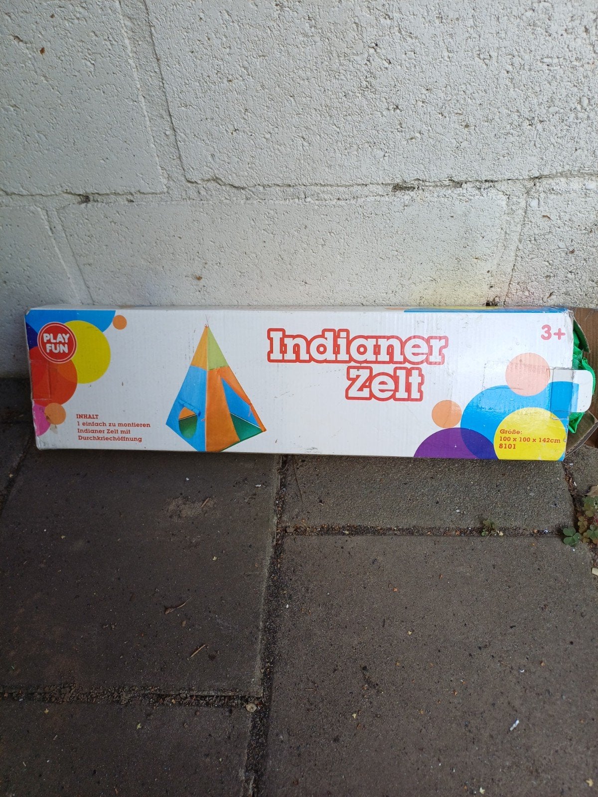 Kindertent, Ophalen, Gebruikt