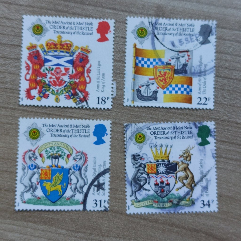 Engeland  1987  Mi 1117 - 1120, Ophalen of Verzenden, Gestempeld