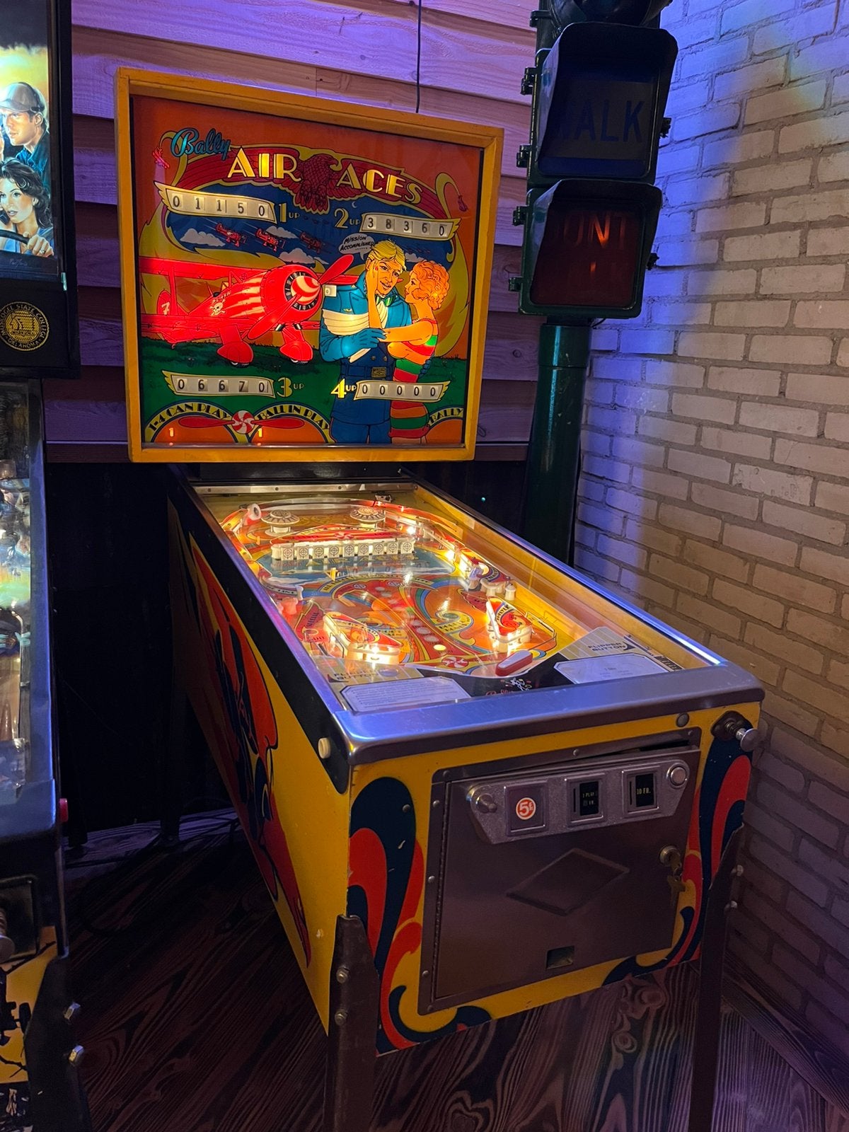 air aces flipperkast, Verzamelen, Automaten | Flipperkasten, Ophalen, Zo goed als nieuw, Flipperkast