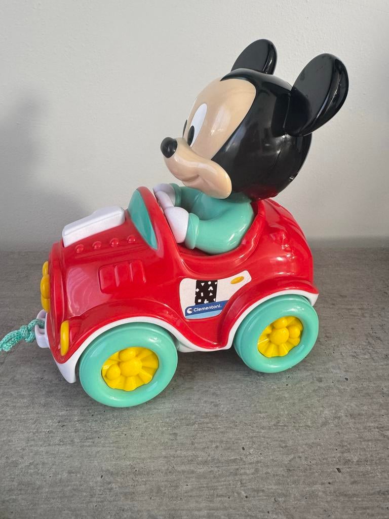 Mickey Mouse Clementoni Speelfiguur in Auto, Kinderen en Baby's, Speelgoed | Overig, Zo goed als nieuw, Jongen of Meisje, Ophalen of Verzenden