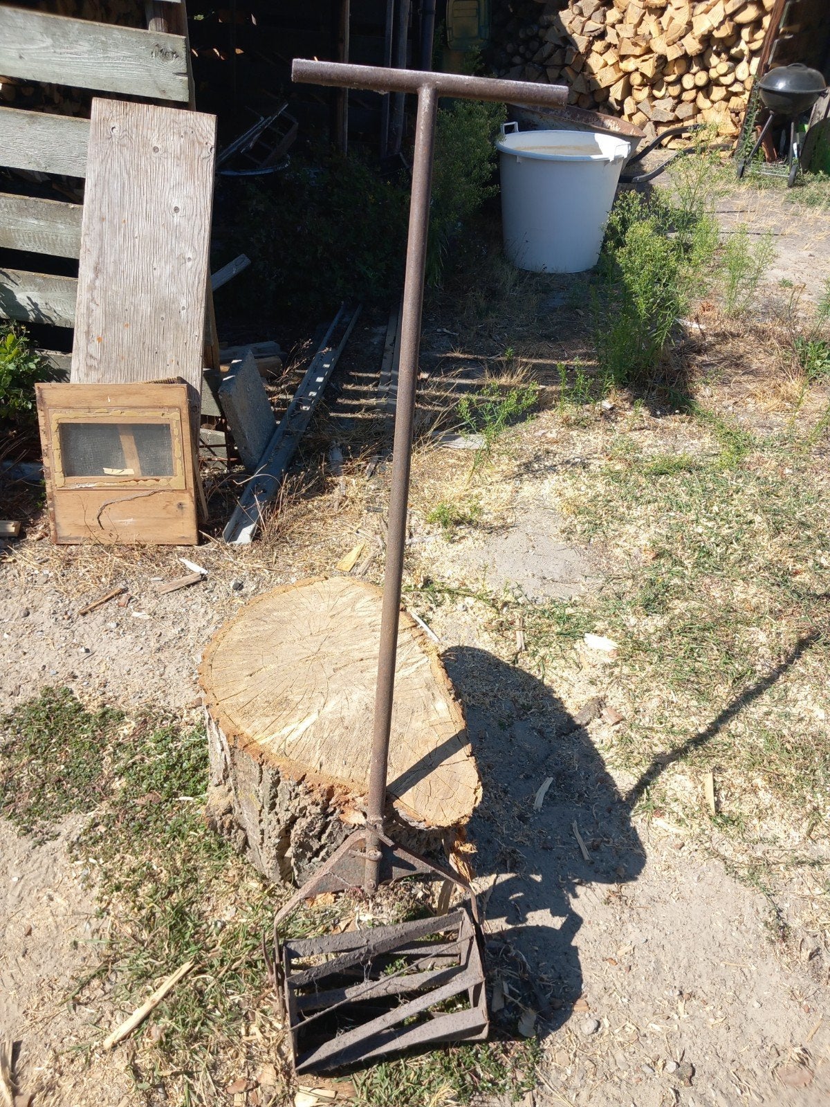 Oude Vintage Rolschoffel - Tegen elk aannemelijk bod, Tuin en Terras, Ophalen of Verzenden, Gebruikt