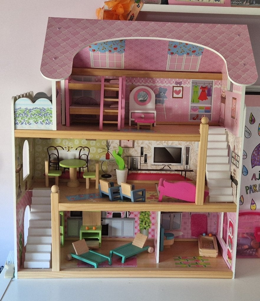 Poppenhuis, Kinderen en Baby's, Speelgoed | Poppenhuizen, Ophalen, Gebruikt, Poppenhuis