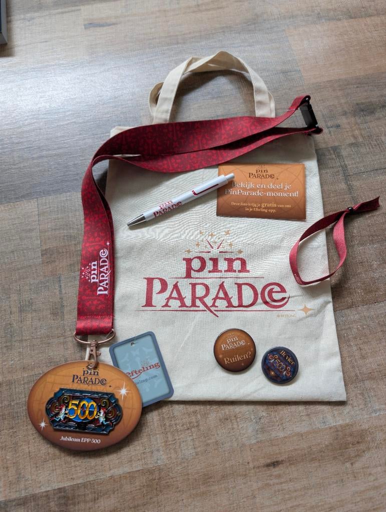 Pin Parade Goodiebag incl. EPP 500 pin, Verzamelen, Efteling, Nieuw, Button of Speldje, Ophalen of Verzenden
