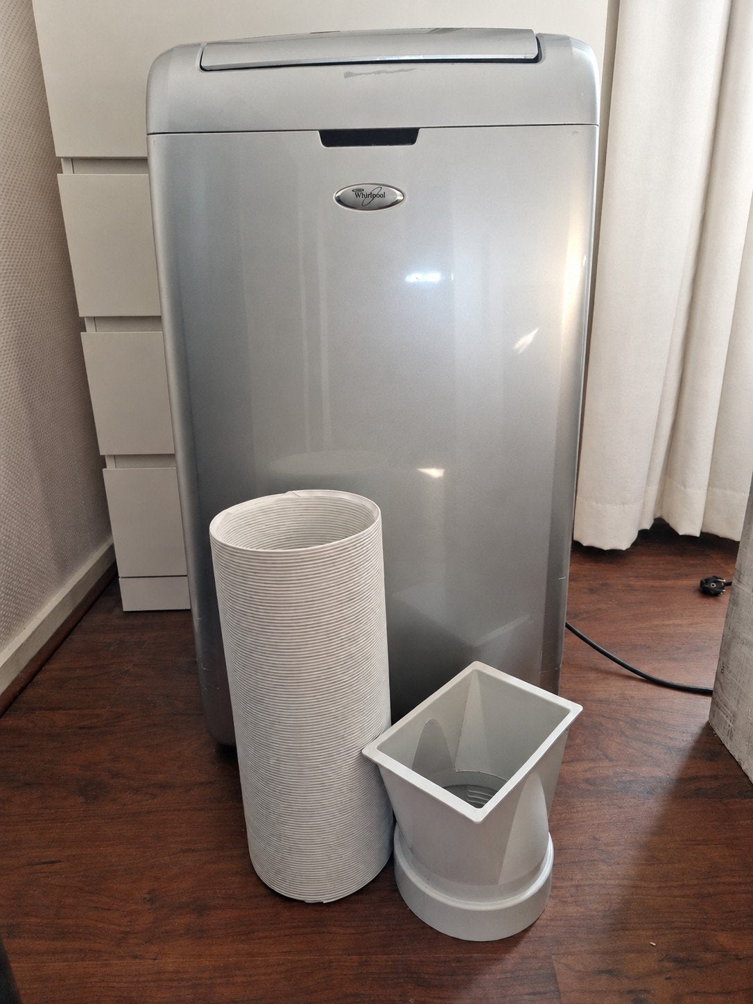 Mobiele Airco Whirlpool, Witgoed en Apparatuur, Ophalen, Gebruikt, Koelen en Ontvochtigen, Minder dan 60 m³