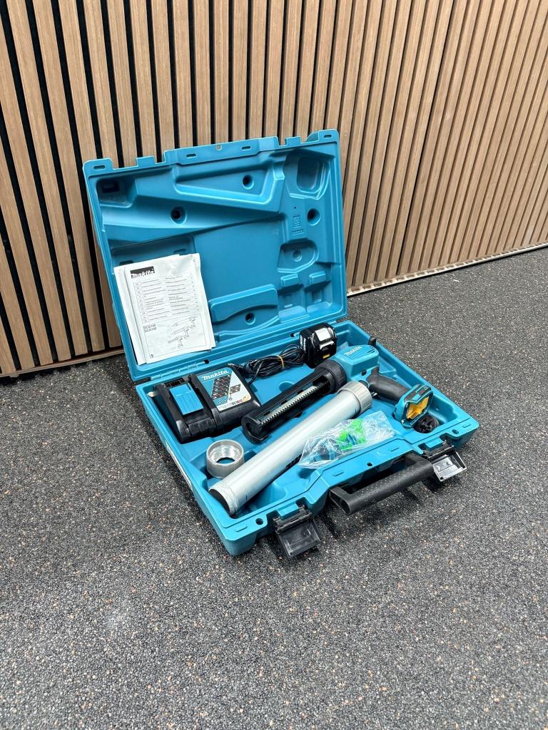 Makita DCG180ZXK lijm- en kitspuit set in koffer | ZGAN, ., Ophalen of Verzenden, Zo goed als nieuw, .