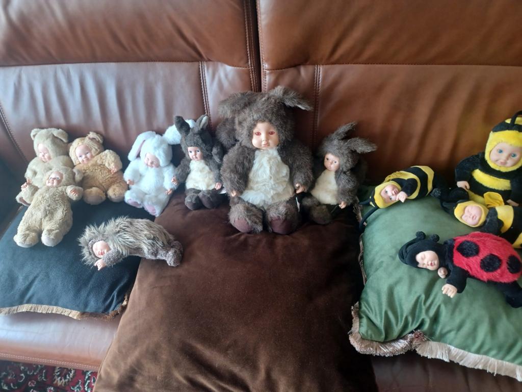Anne Geddes knuffel diertjes per set, Ophalen of Verzenden, Zo goed als nieuw, Overige typen