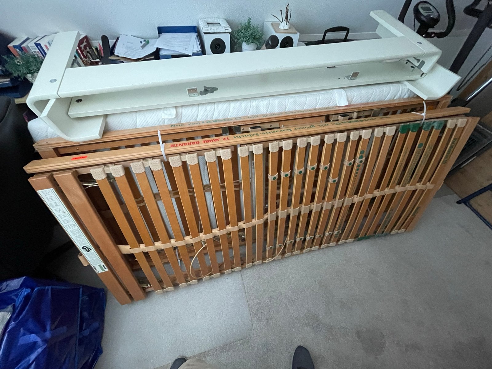 Hülsta Lattenbodem 90x210 cm Verstelbaar, Ophalen, Verstelbaar, 90 cm, Bruin