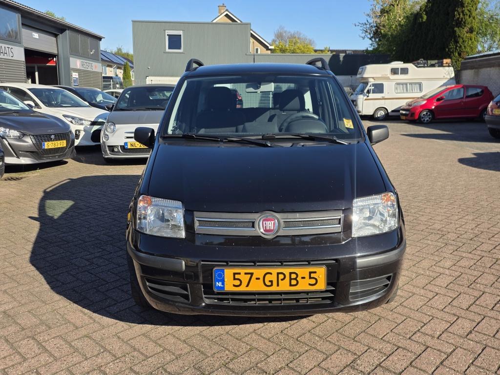 Fiat Panda 1.2 Perlina airco. (bj 2008), Auto's, Fiat, Gebruikt, Alcantara, Zwart, Origineel Nederlands