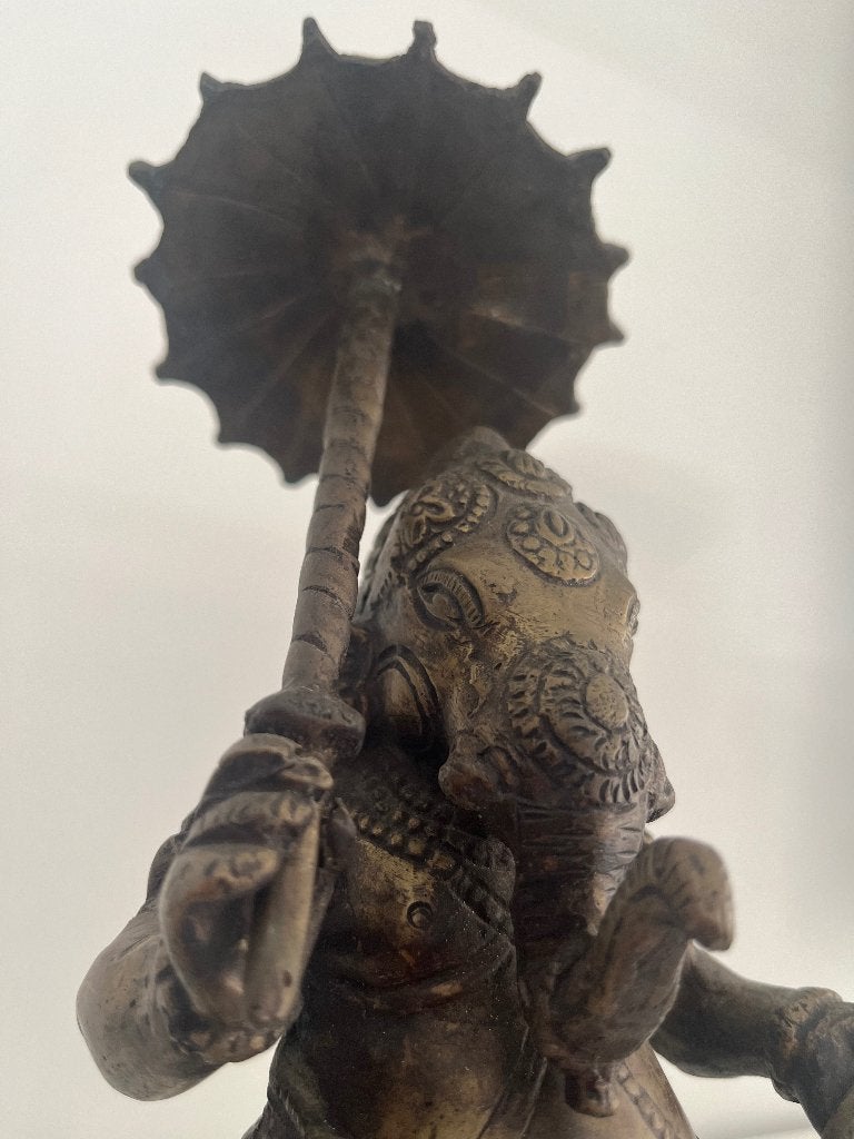 Koperen Ganesh olifant god religie vintage antiek, Ophalen of Verzenden
