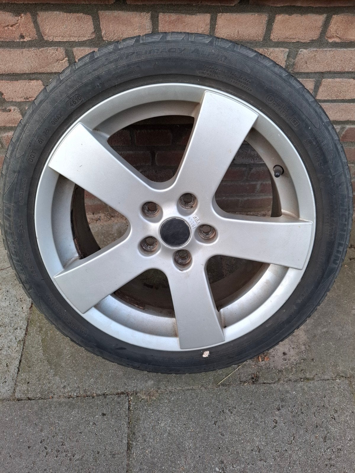 Velgen met banden, Ophalen, Gebruikt, Banden en Velgen, 17 inch