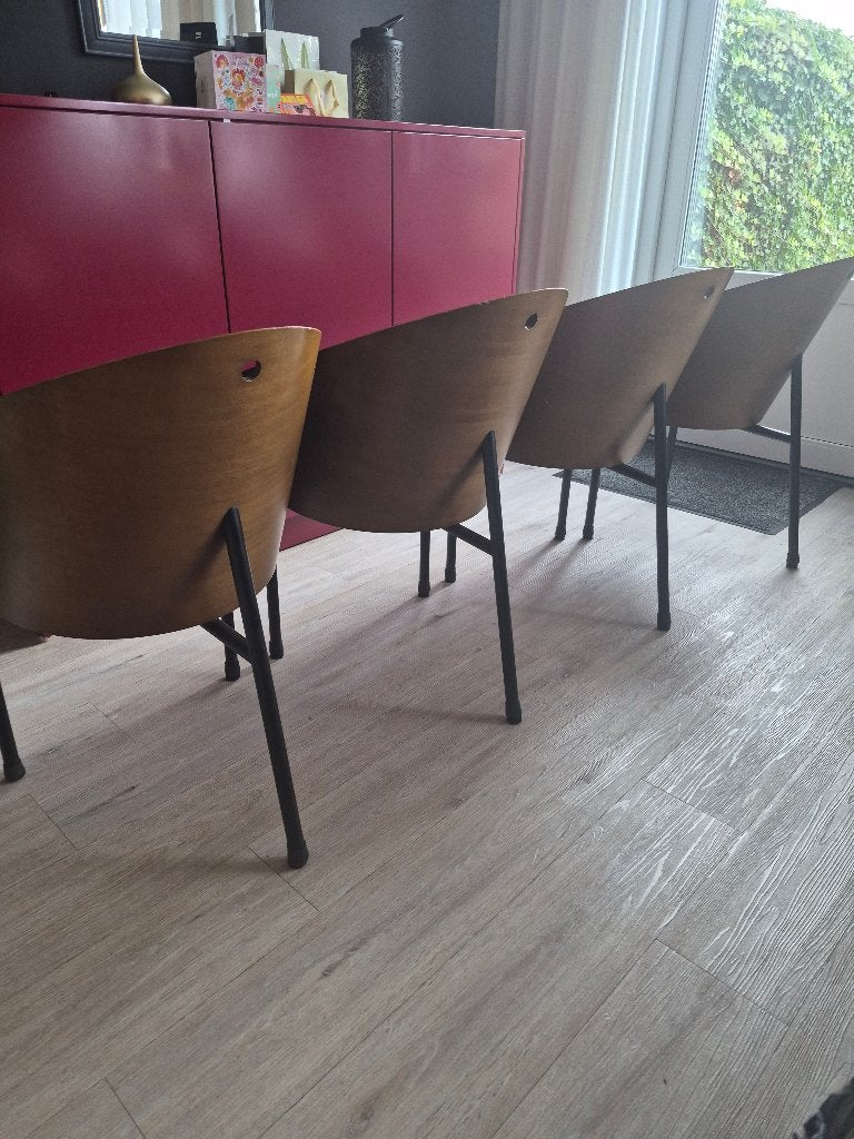 philip starck stoelen, Ophalen, Gebruikt, Bruin, Vintage