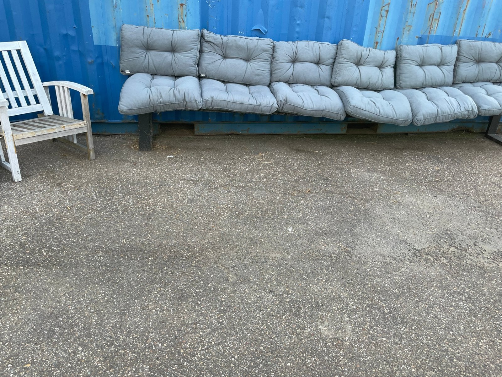 lounge Kussens zitting en rug kussen bijna nieuw, Tuin en Terras, Ophalen, Zo goed als nieuw