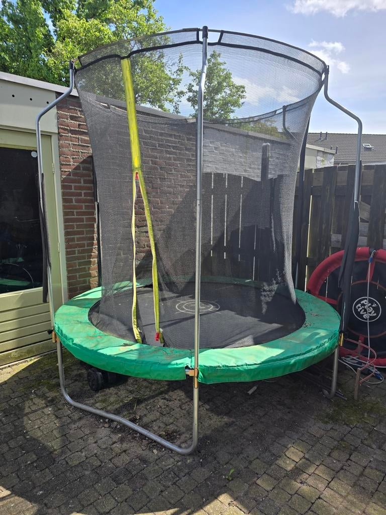 Te koop Trampoline met net, Ophalen of Verzenden