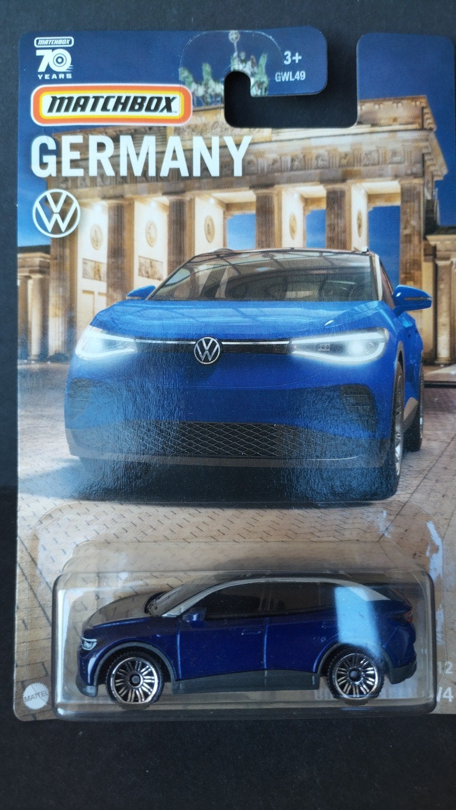 Volkswagen VW id 4 1:64 3inch Matchbox Pol, Auto, Verzenden, ., Nieuw