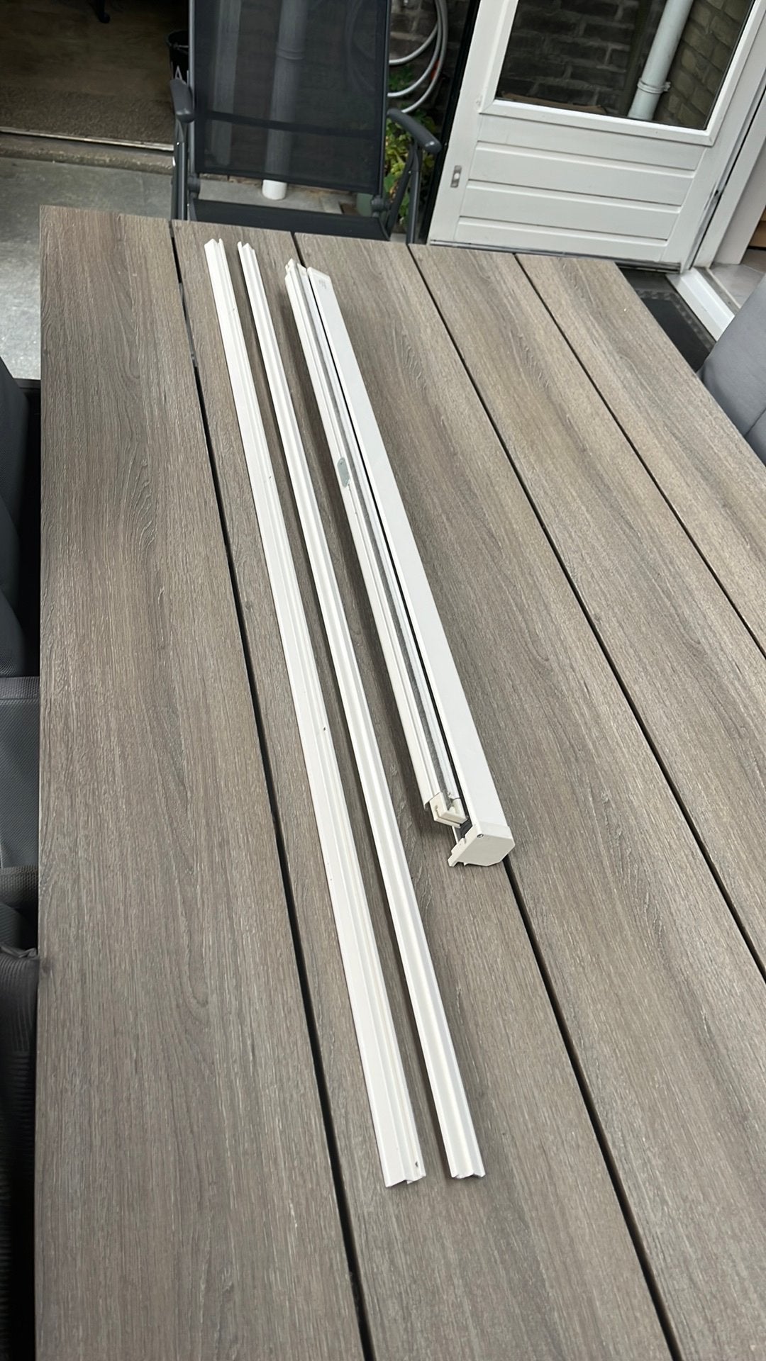 Nog goede rolhor in cassette voor raamkozijn 93x128,5, Ophalen, 80 tot 100 cm, Overige typen, Minder dan 200 cm