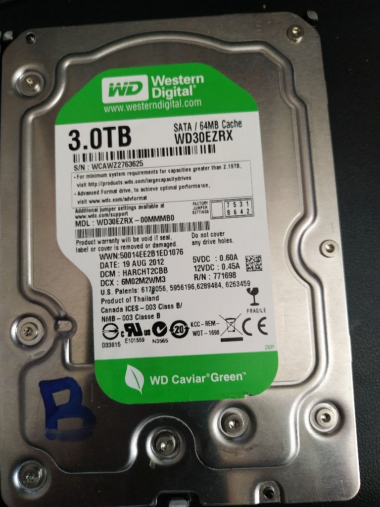 HDD hard schrijf 3,5 inch SATA, Computers en Software, Harde schijven, Intern, Ophalen of Verzenden, Zo goed als nieuw, Desktop