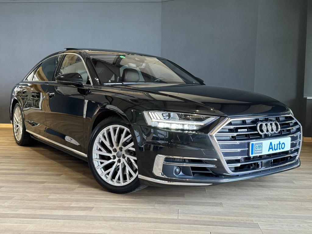 Audi A8 55 TFSI quattro Lang Pro Line Plus PANO | B&O | MASS, Lichtsensor, Gebruikt, Euro 6, 2995 cc