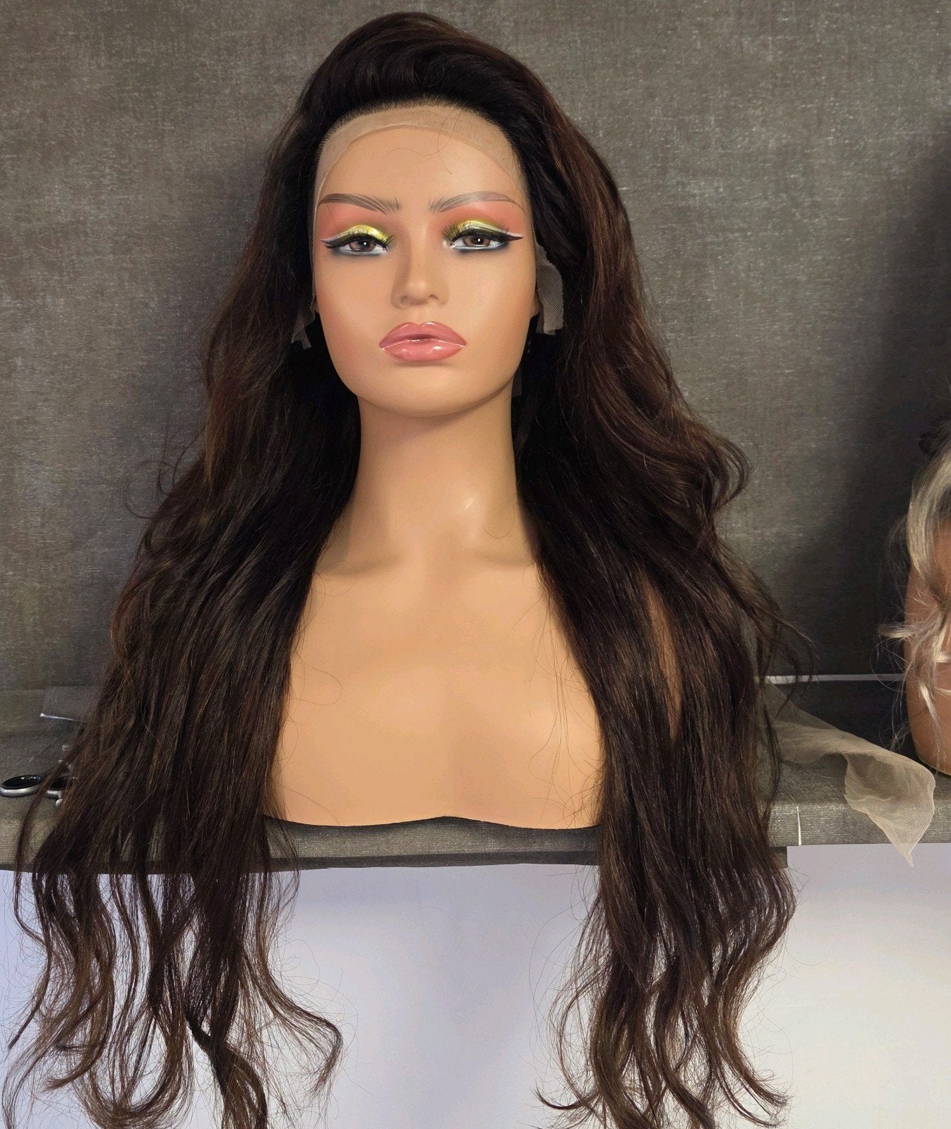 lace wig echt haar, Ophalen of Verzenden, Nieuw, Pruik of Haarverlenging