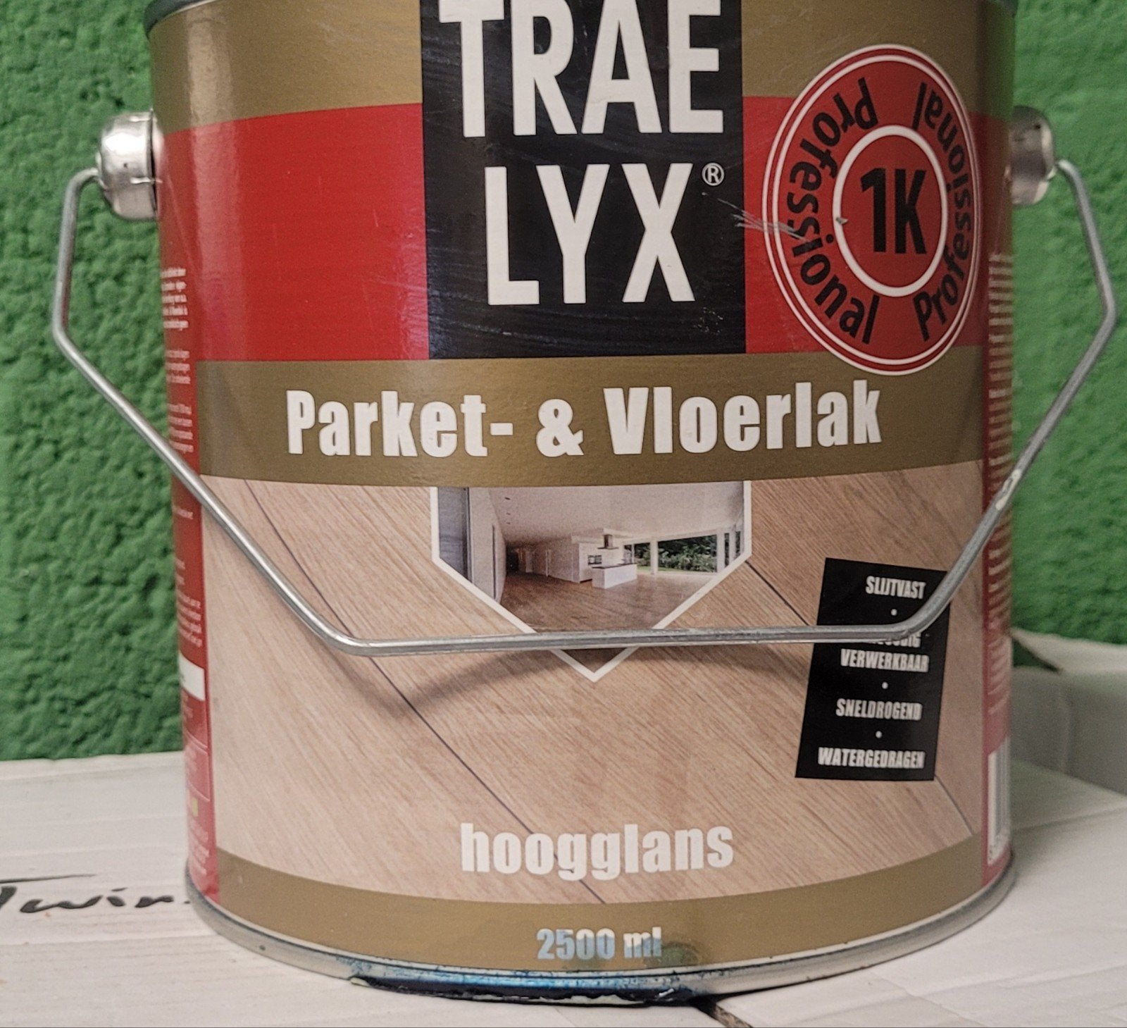 vloer/parketlak transparant 1k 2.5 ltr Traelyx nieuw!, Minder dan 5 liter, Ophalen of Verzenden, Nieuw, Lak