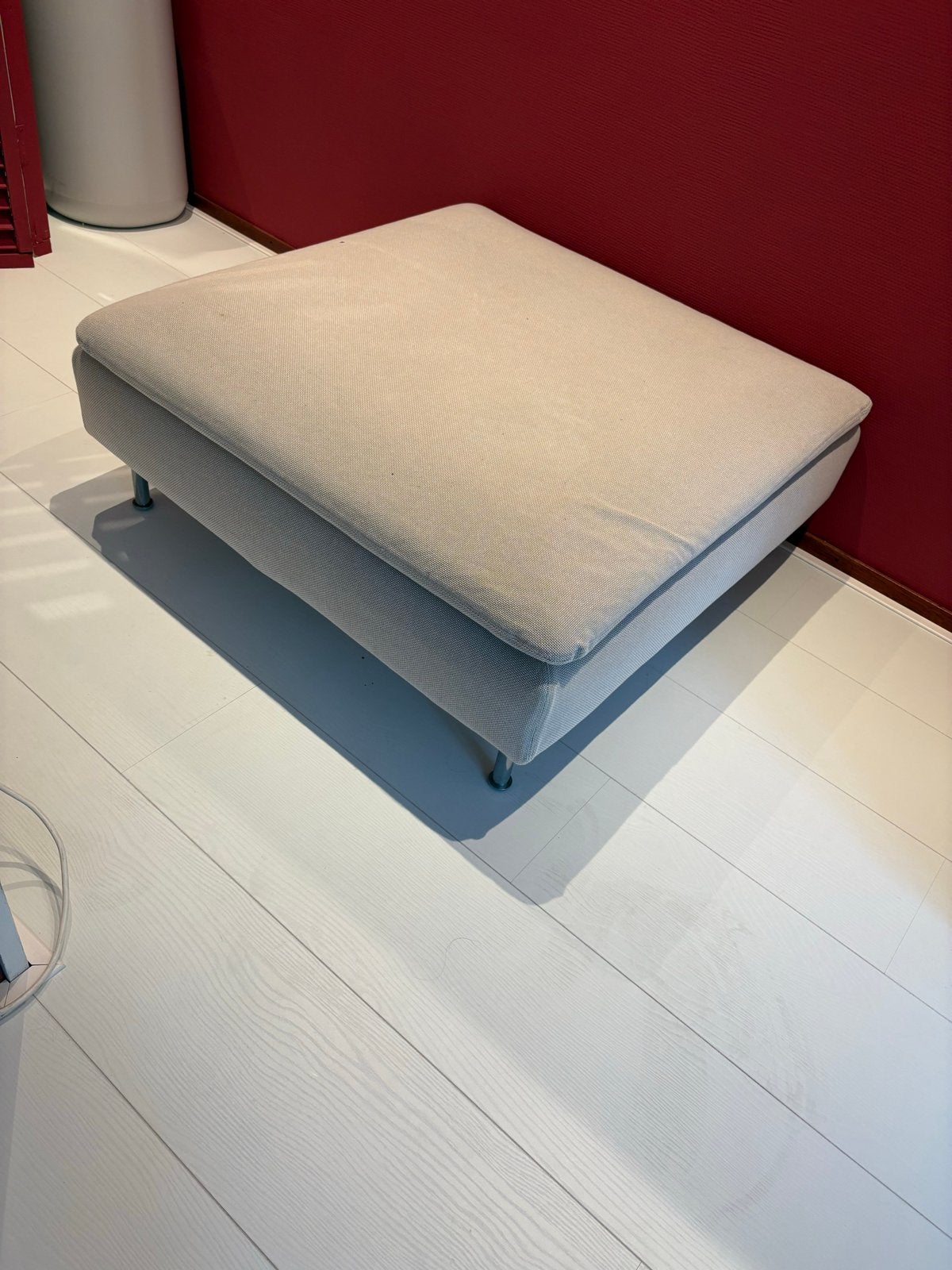 IKEA Söderhamn Poef - Nieuwe hoes nodig, Zo goed als nieuw, Stof, Rechthoekig, 50 tot 75 cm
