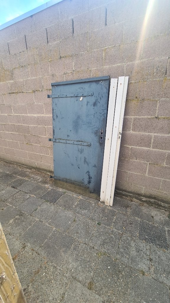 Poort + slaglat, Tuin en Terras, Tuinpoorten, Ophalen, Gebruikt, Minder dan 100 cm, Draaipoort