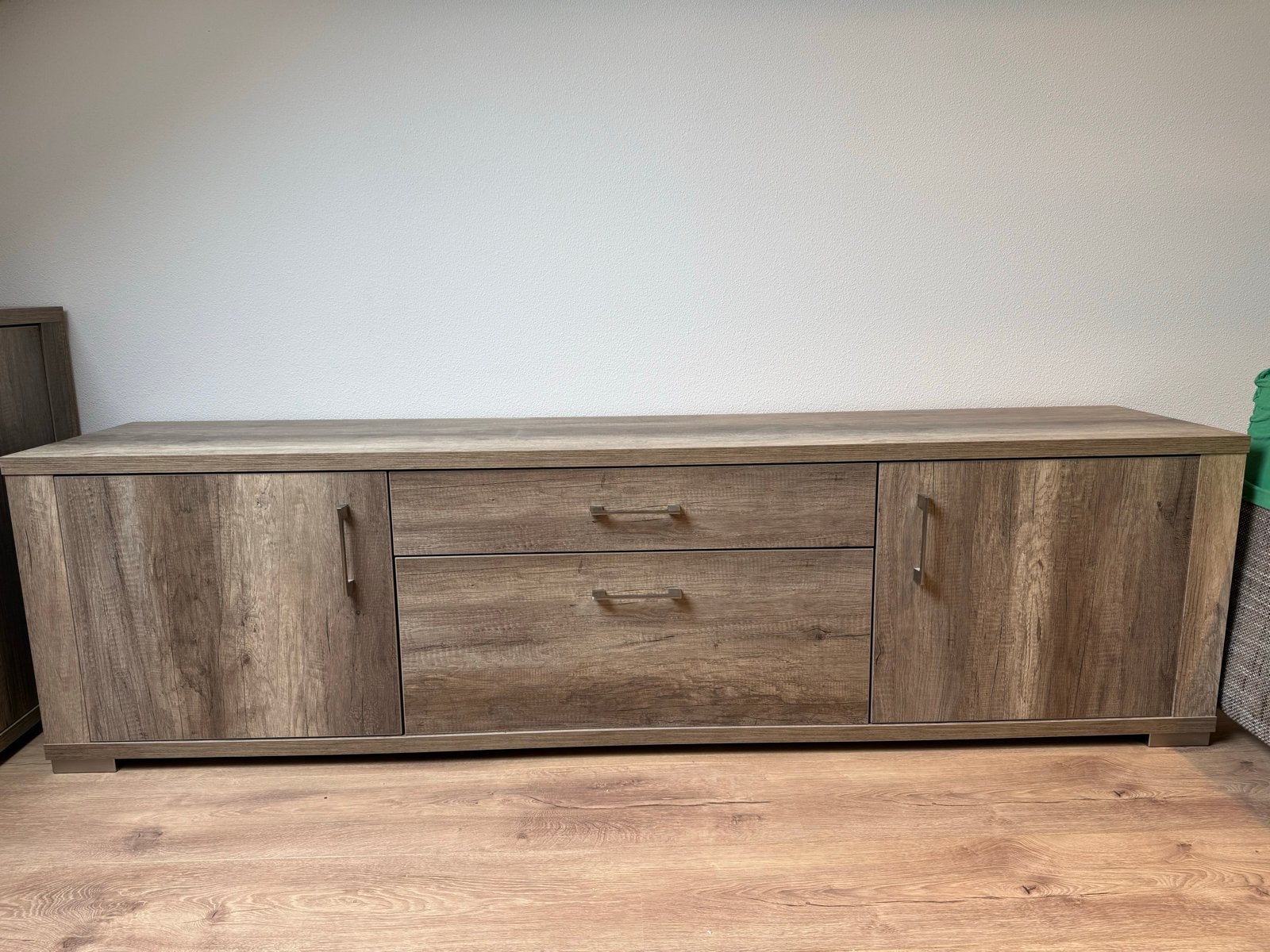 Modern tv meubel met veel opbergruimte, Ophalen, Gebruikt, 200 cm of meer, Minder dan 100 cm