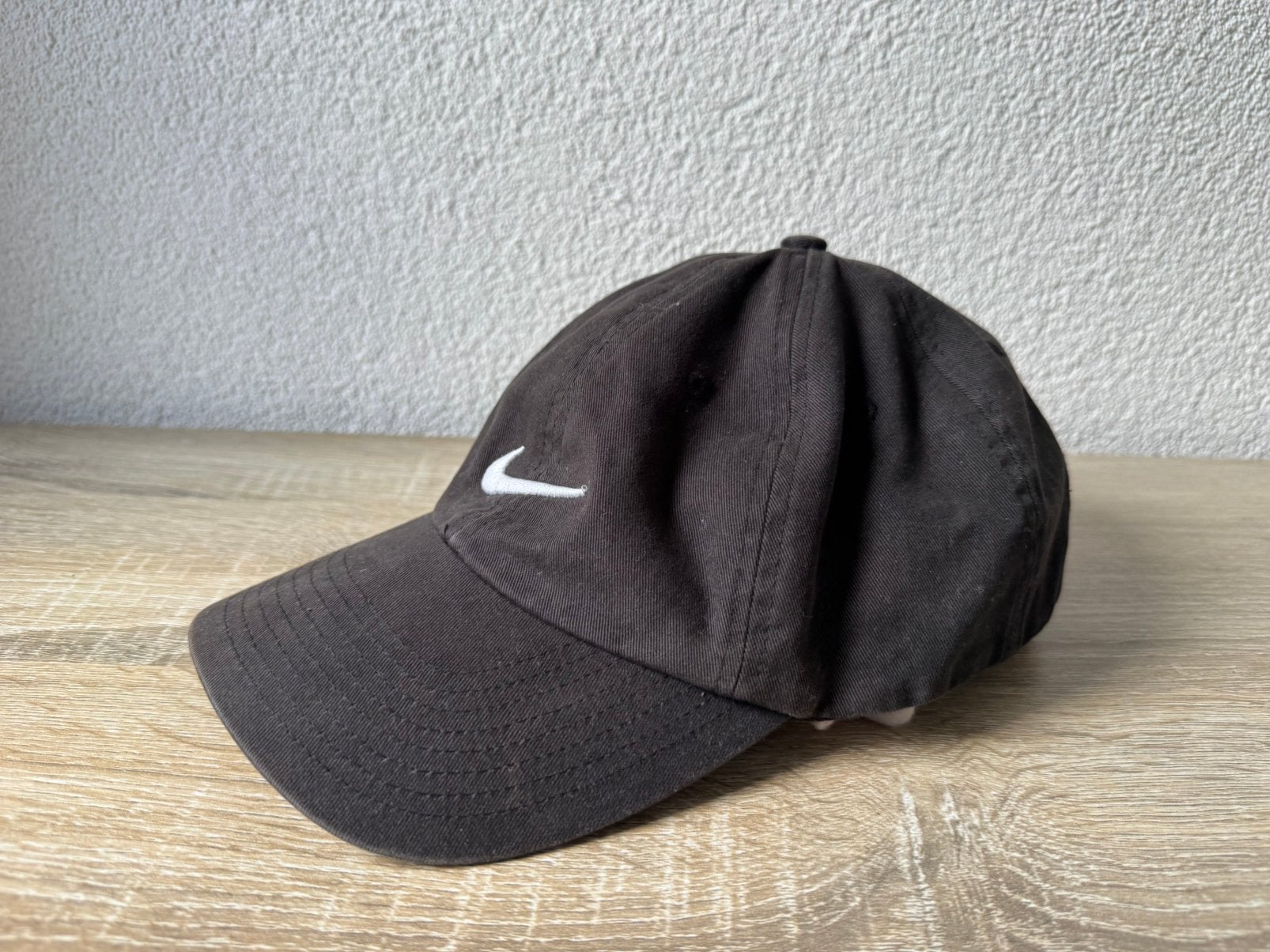 Nike Swoosh baseball cap zwart – verstelbaar – One Size, Ophalen of Verzenden, Gedragen, One size fits all, Pet