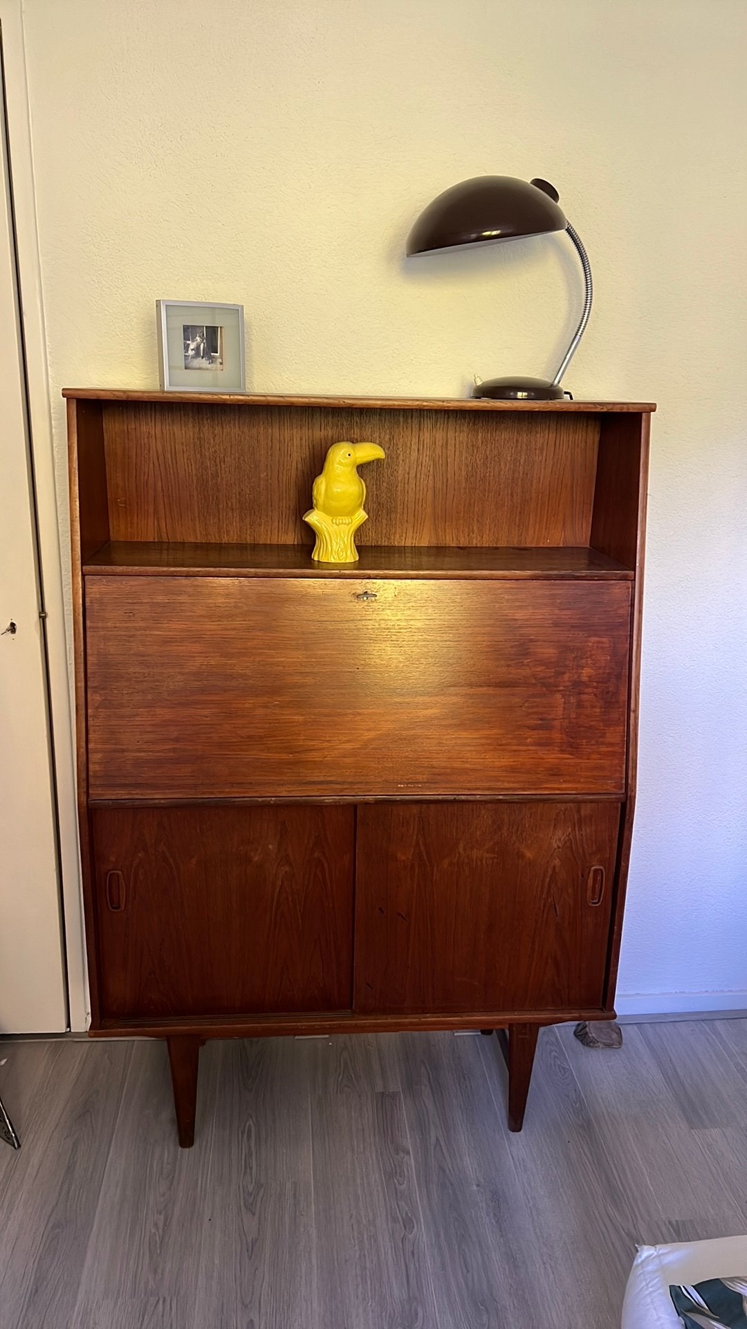 Vintage Kast / Secretaire jaren 60, Ophalen, Gebruikt, Vintage