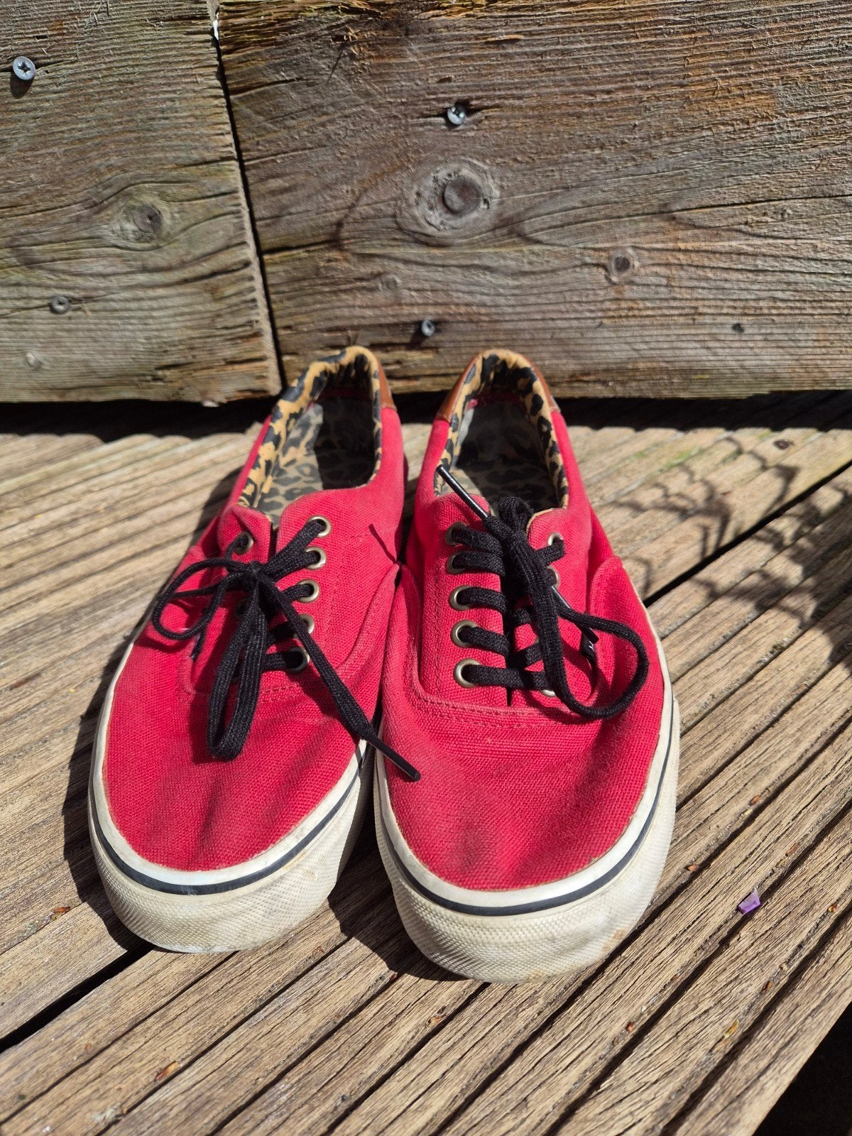 Rode Vans Maat 41, Kleding | Dames, Schoenen, Instappers, Ophalen of Verzenden, Gedragen, Vans