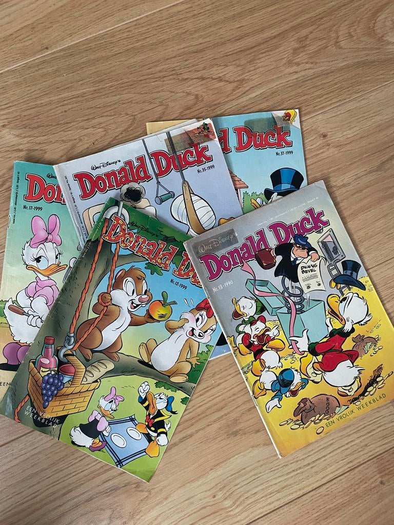 Losse Donald Duck strips en 1 Donald Duck junior, Meerdere comics, Ophalen, Gelezen, Europa