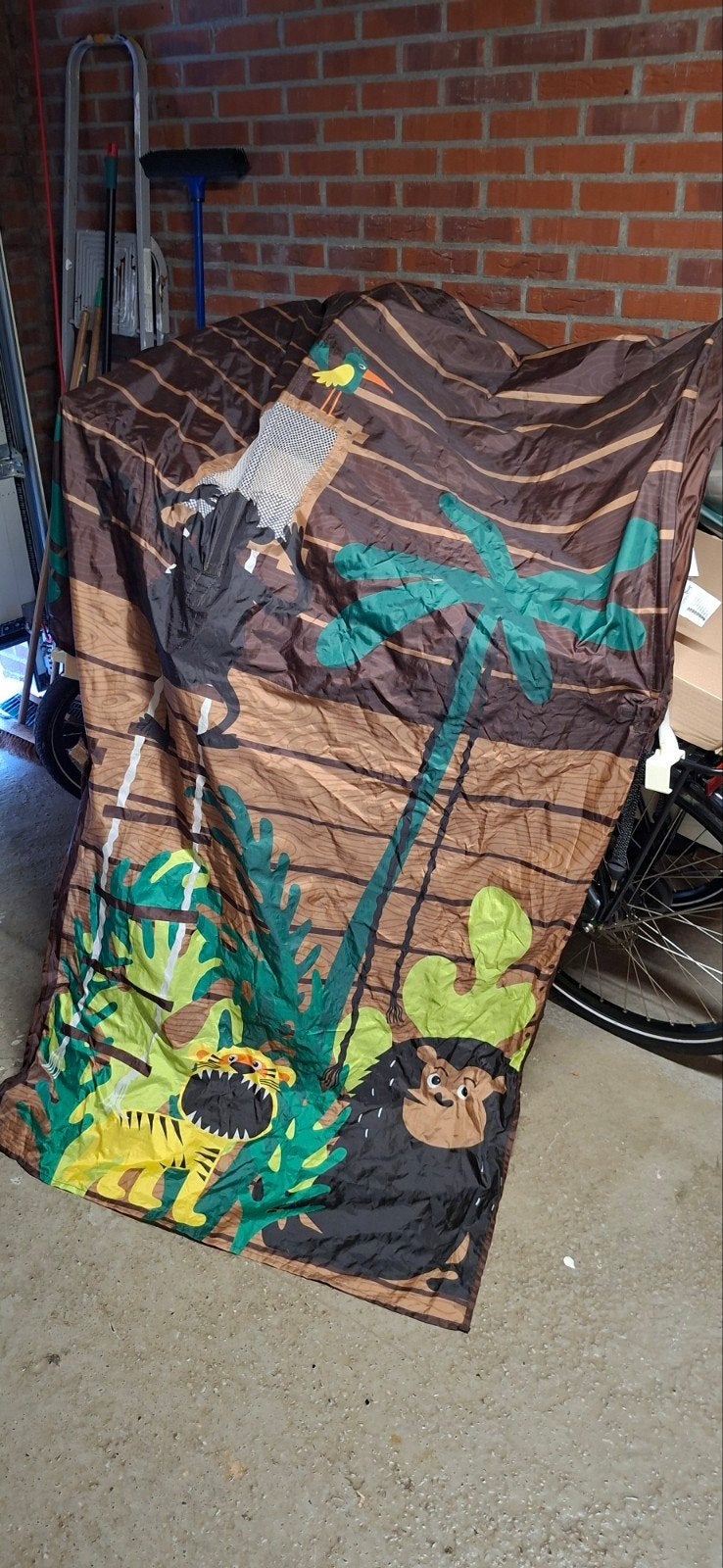 IKEA Kura bedtent jungle thema - zo goed als nieuw, Overige typen, Ophalen of Verzenden, Zo goed als nieuw, Meerkleurig