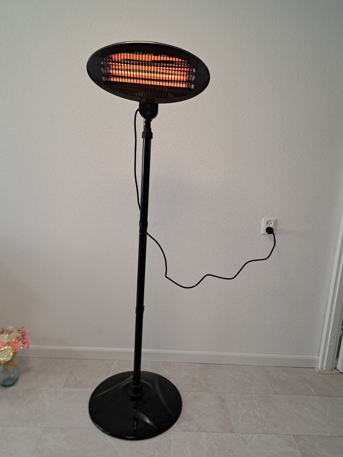 KESSER Verwarmer Staand - Elektrisch, Tuin en Terras, Ophalen, Gebruikt, Elektrisch, Vloer