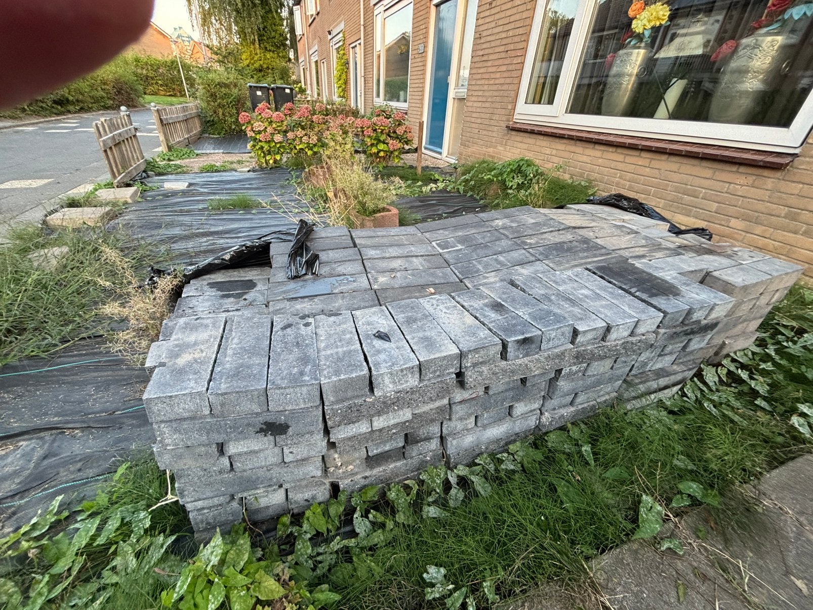 REST PARTIJ Stapel stenen NIEUW, Ophalen, Zo goed als nieuw, Beton, Klinkers