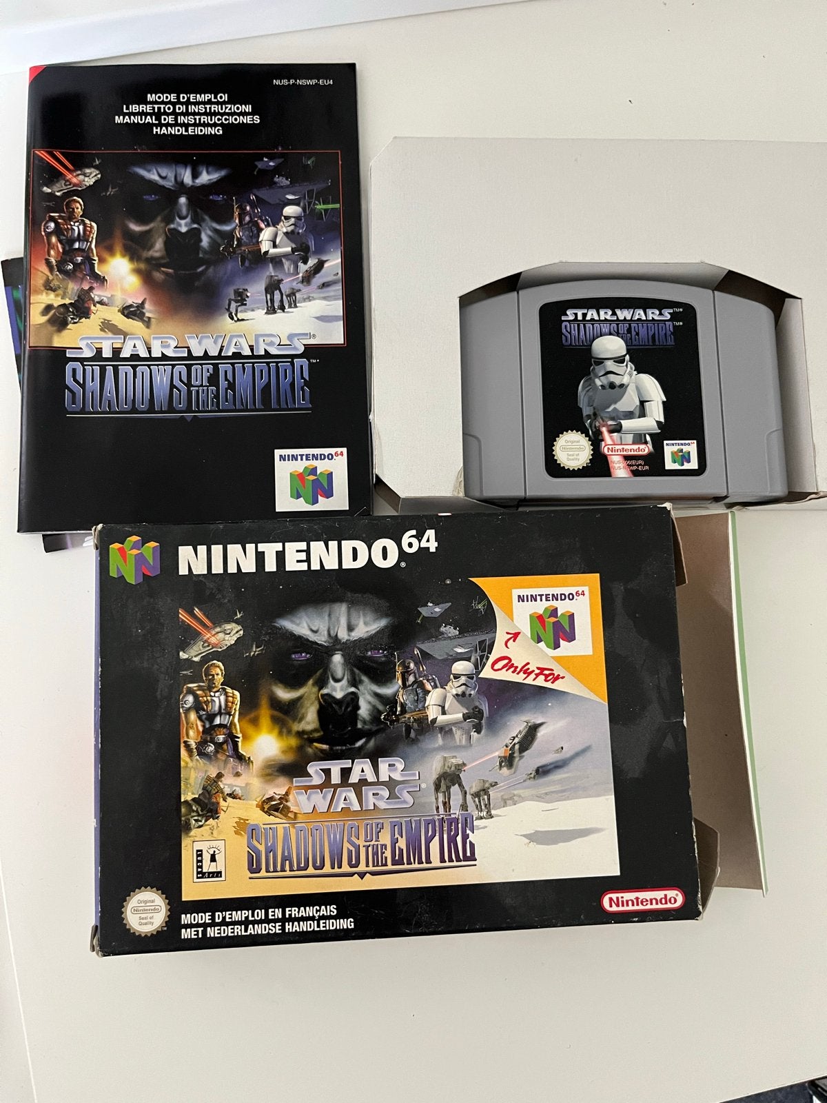 Star Wars Shadows of the Empire - Nintendo 64 (N64), Gebruikt, Shooter, 1 speler, Ophalen of Verzenden