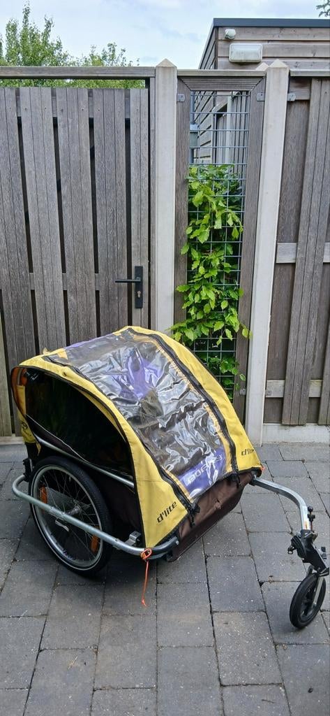 Burley fietskar, Fietsen en Brommers, Fietsaccessoires | Aanhangers en Karren, Ophalen, Gebruikt, Kinderkar