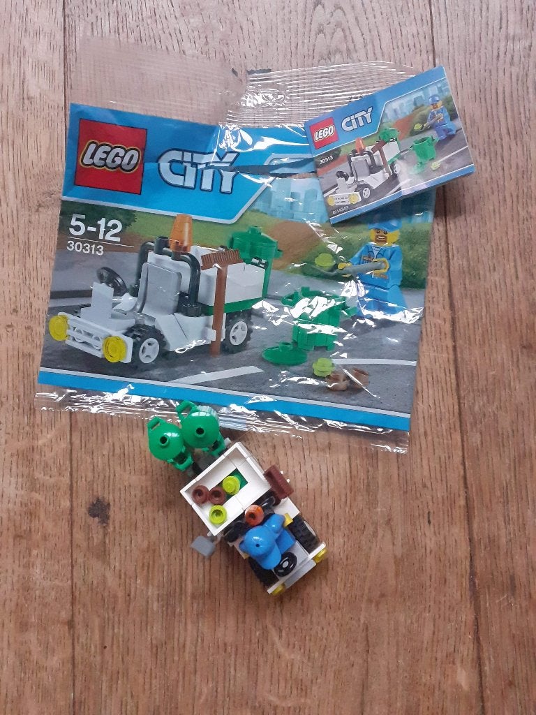 LEGO City 30313 Stad afvaldienst auto, zakje, Kinderen en Baby's, City, Lego, Ophalen of Verzenden, Zo goed als nieuw