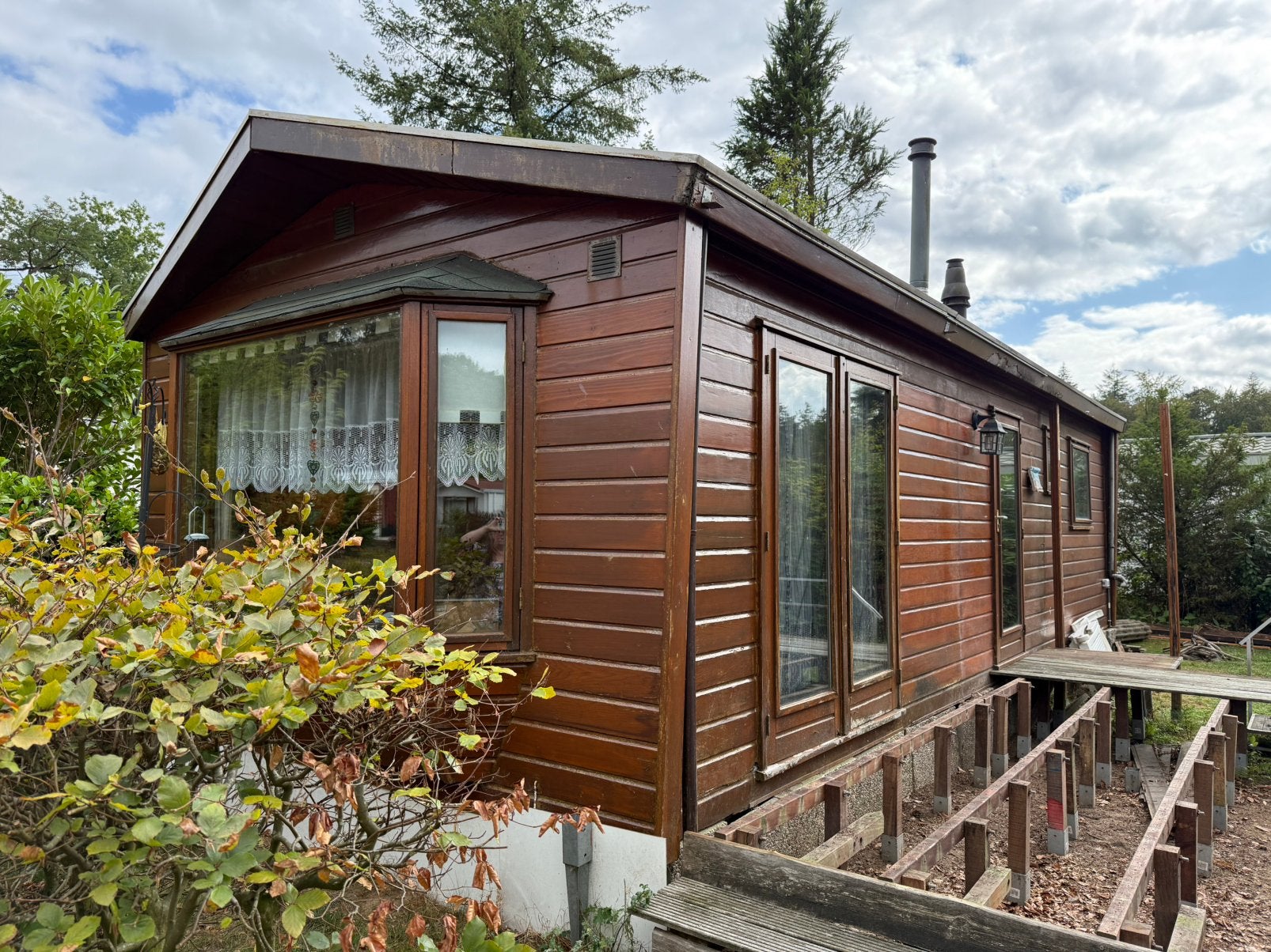 Stacaravan chalet 10 x 4 m zonder plek, Tot en met 2