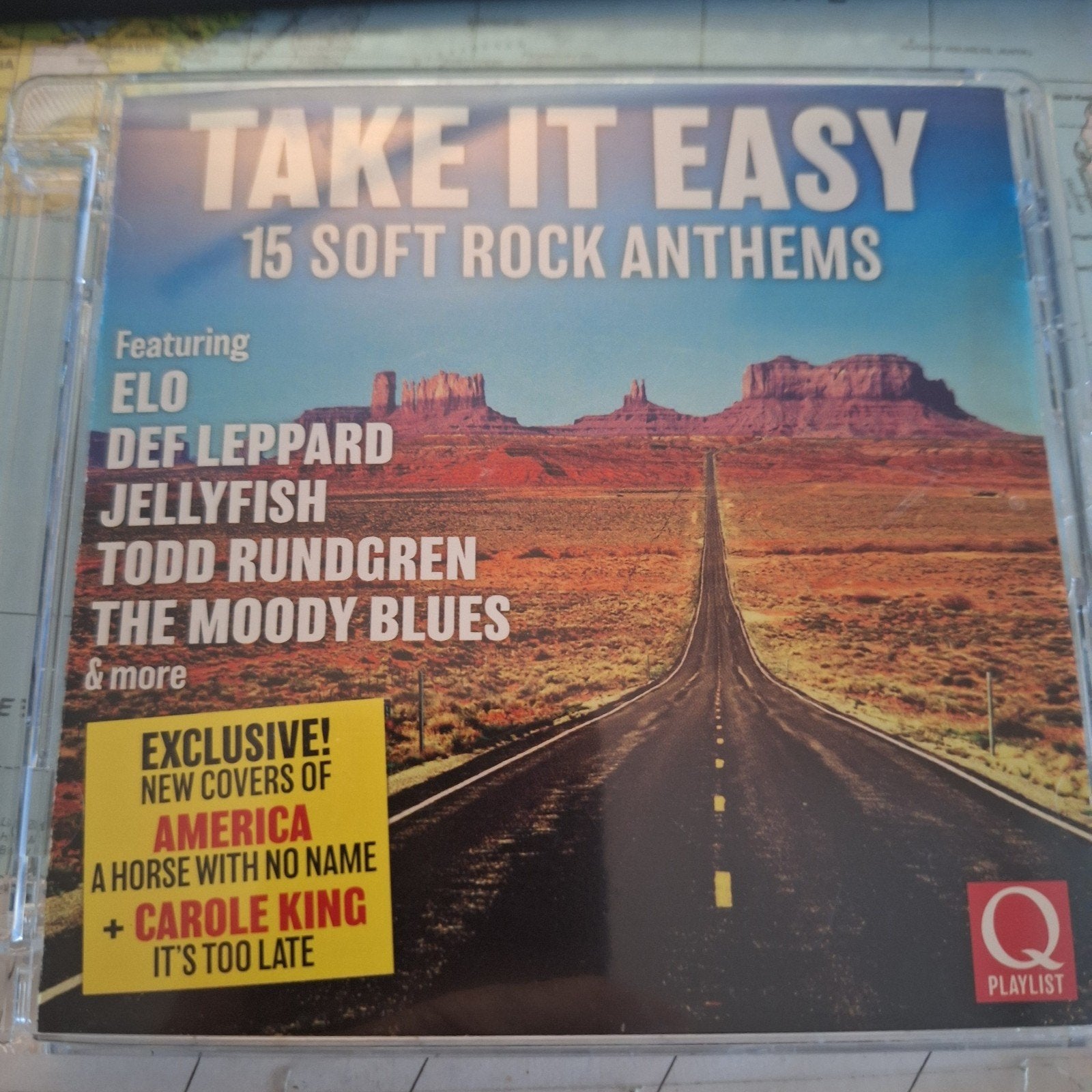 CD Take It Easy - 15 Soft Rock Anthems (Q Playlist), Met bonustracks, Ophalen of Verzenden, Zo goed als nieuw, Classic Rock