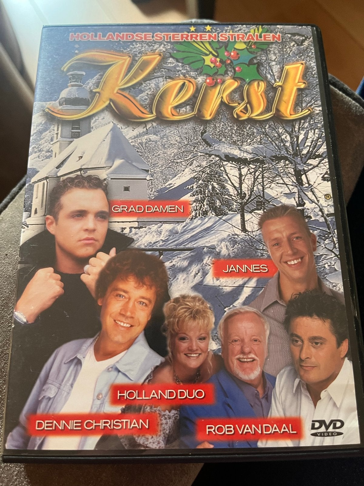 Hollandse Sterren Stralen Kerst DVD - Diverse Artiesten, Gebruikt, Alle leeftijden, Inclusief doosje, Ophalen of Verzenden