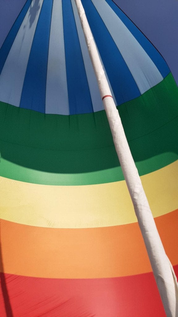 Te koop spinnaker, 6 meter of meer, Gebruikt, Spinnaker, Ophalen