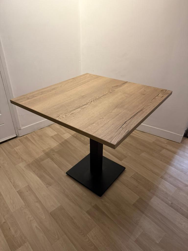 Bistrotafel 80 X 80, Huis en Inrichting, Tafels | Eettafels, Nieuw, 50 tot 100 cm, 50 tot 100 cm, Vier personen, Vierkant, Overige materialen