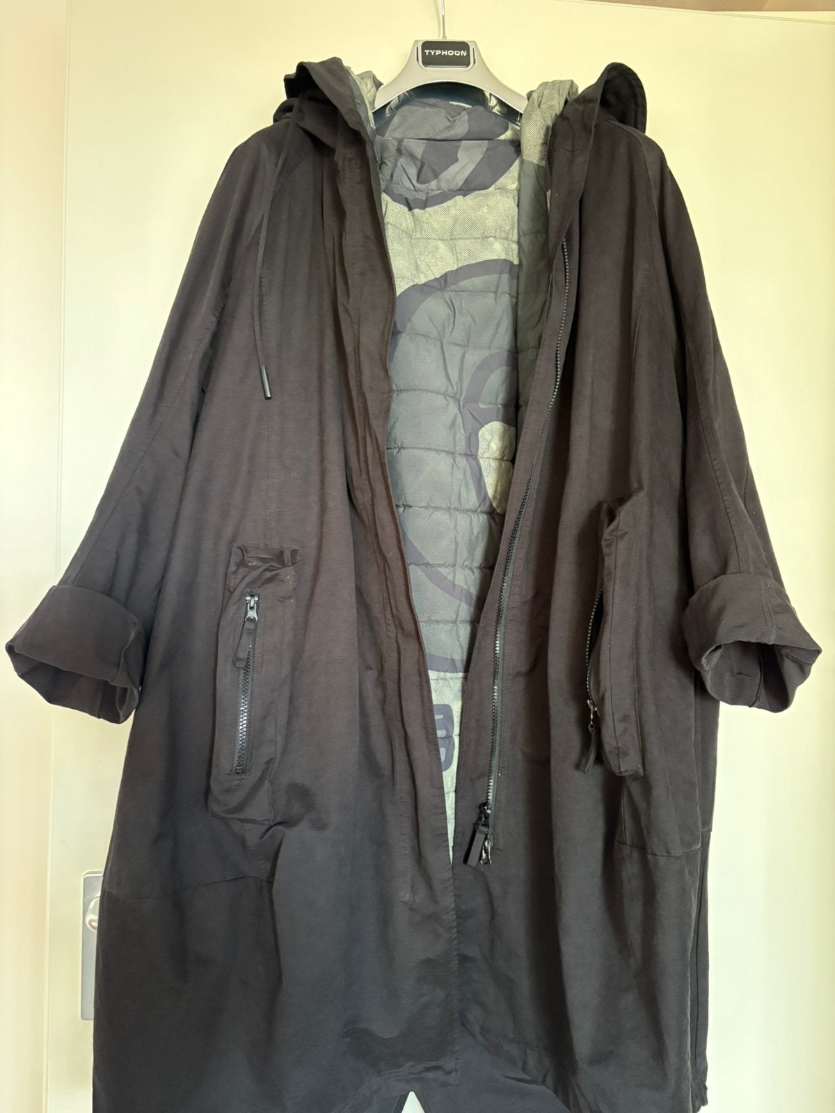Prachtige jas van Rundholz, Verzenden, Zo goed als nieuw, Maat 46/48 (XL) of groter, Zwart