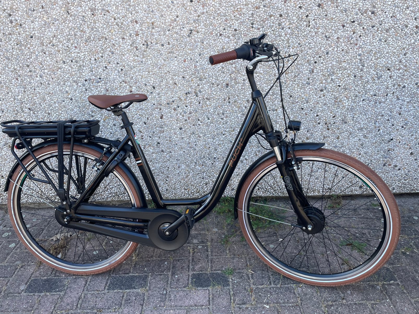 Puch E-Folk n7 540wh, Ophalen, Zo goed als nieuw, 51 tot 55 cm, 50 km per accu of meer