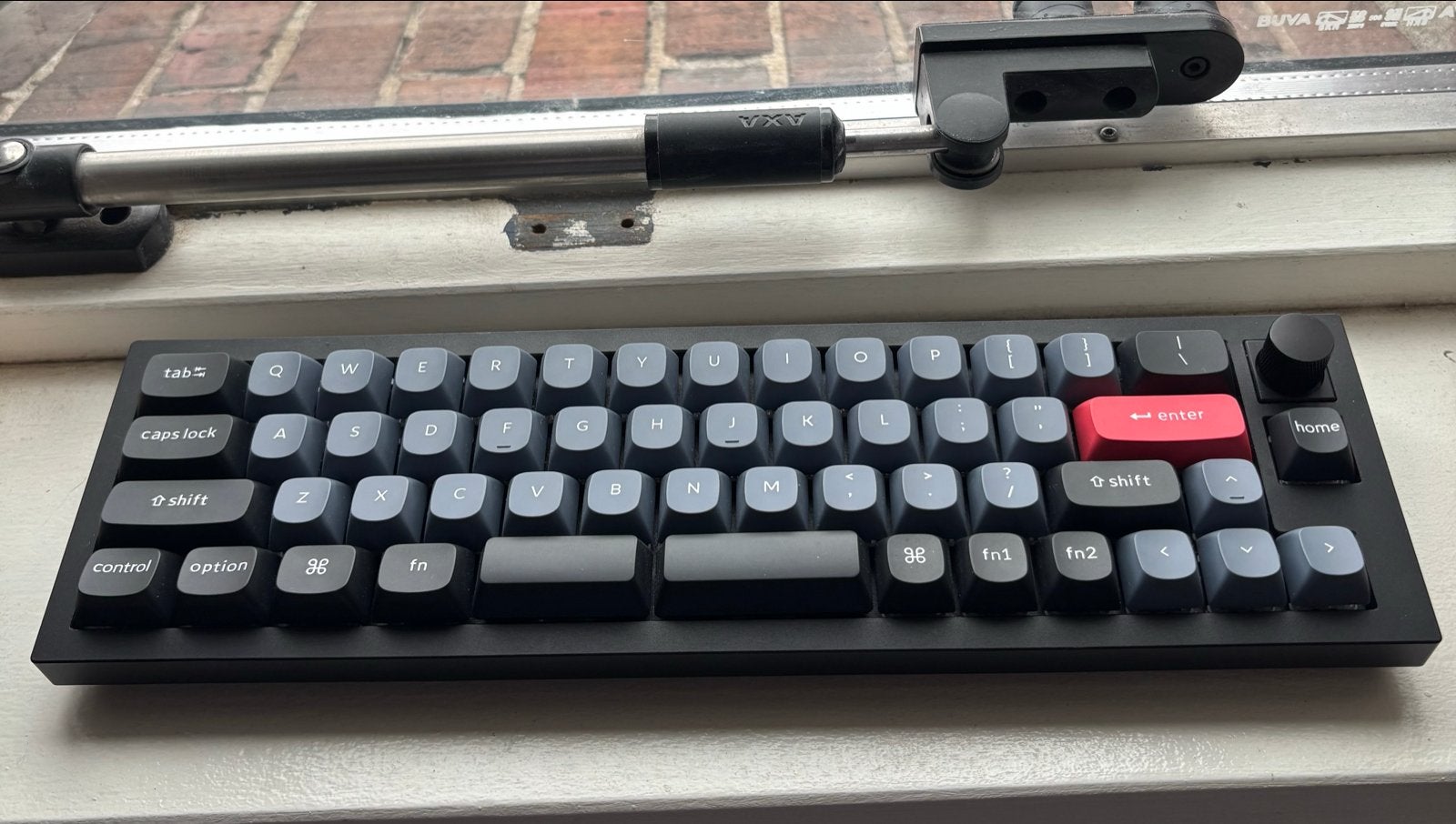 Keychron Q9 Plus 40% mechanisch toetsenbord, Computers en Software, Toetsenborden, Ophalen, Qwerty, Zo goed als nieuw, Bedraad