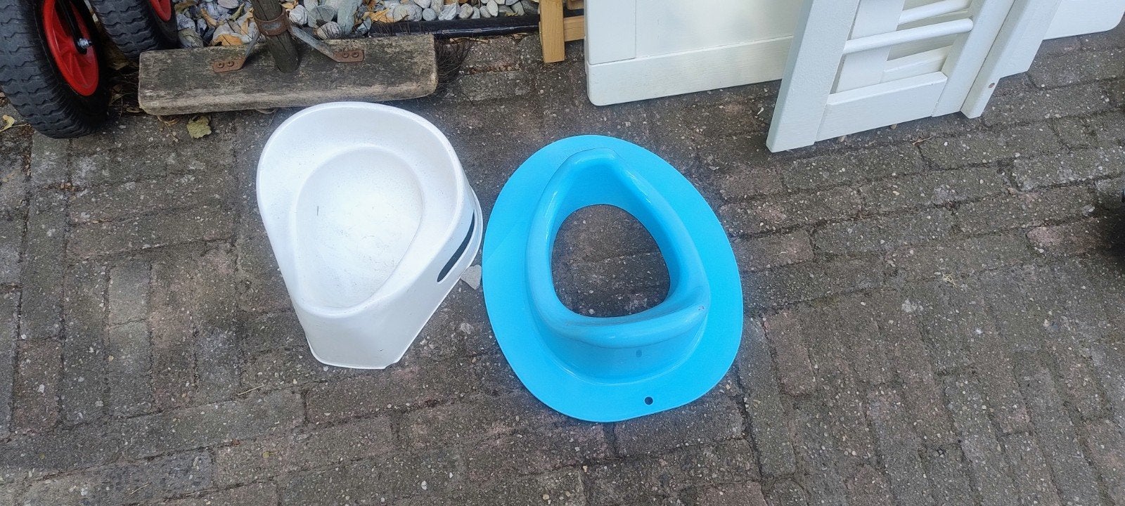 Potje en wc-zitje voor peuters, Ophalen, Gebruikt