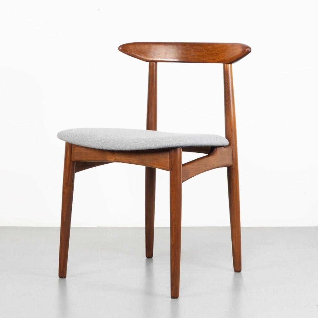Vintage Deense eetkamerstoelen, set van 6, Hout, Gebruikt, Deens Design, Scandinavisch, Vintage, Mid Century, Retro, Ophalen of Verzenden
