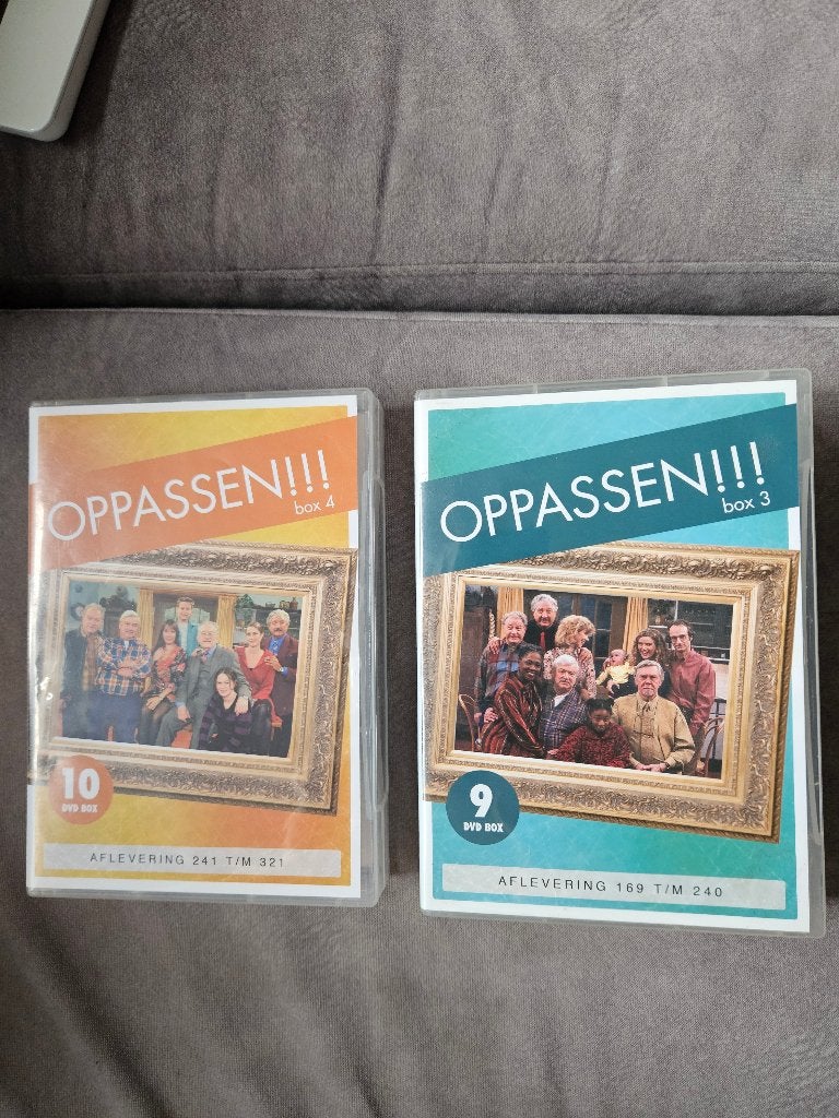 Oppassen Box 3 + 4 Afl 169 -321, Nederlands Orig. 19 dvd, Alle leeftijden, Ophalen of Verzenden, Zo goed als nieuw, Komedie