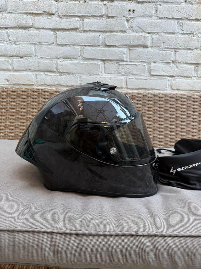 Scorpion EXO-R1 EVO II CARBON AIR ONYX, Motoren, Kleding | Motorhelmen, Integraalhelm, XL, Overige merken, Nieuw zonder kaartje