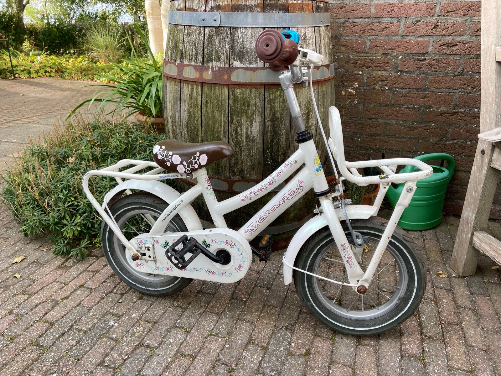 Kinderfiets 12 inch met zijwieltjes - Gebruikt, technisch go, Ophalen of Verzenden, Gebruikt, Minder dan 16 inch, Zijwieltjes