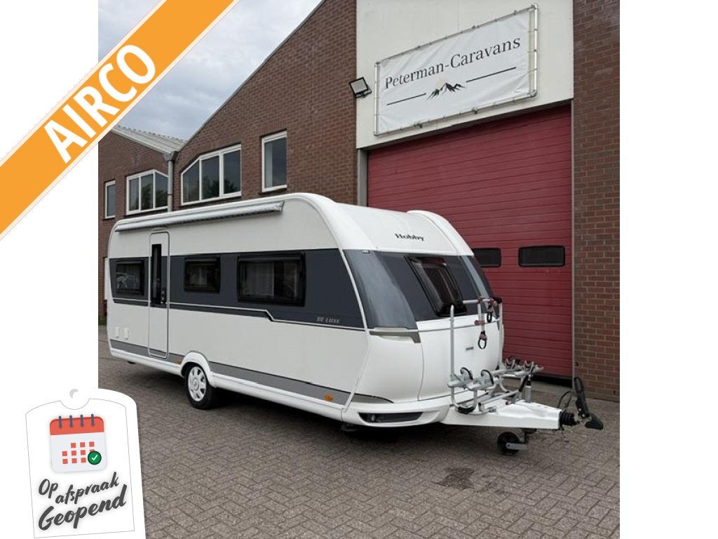 Hobby De Luxe 540 UFF Incl. Mover en Airco, Overige typen, Hobby, Bedrijf, Tot en met 4